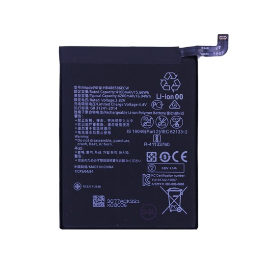 Bateria HB486586ECW para Huawei Mate 30/Mate 30 Pro/Nova 6/Nova 6SE 4200mAh